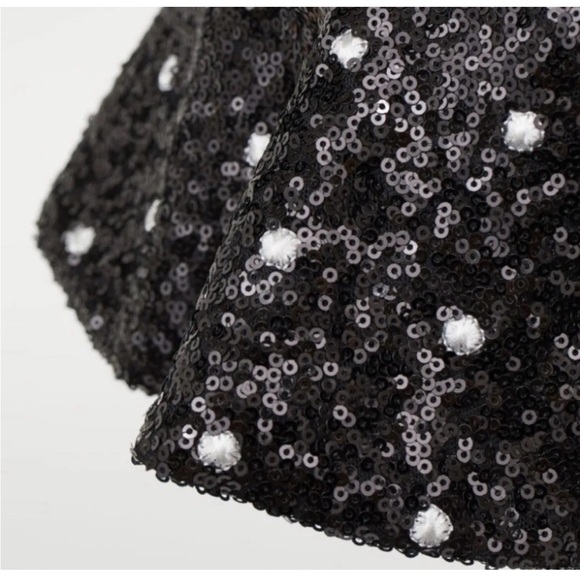 GIAMBATTISTA VALLI x H&M Black Sequin Dress SIZE 8 - Picture 2 of 7